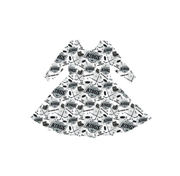 Los Angeles Hockey Youth Twirl Dress *RTS*