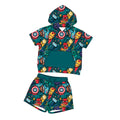 Hero Mode Youth Short Sleeve/Shorts Sweatshirt Set *RTS*