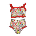 Never Grow Up 2-piece High-Waisted Swimwear *RTS*