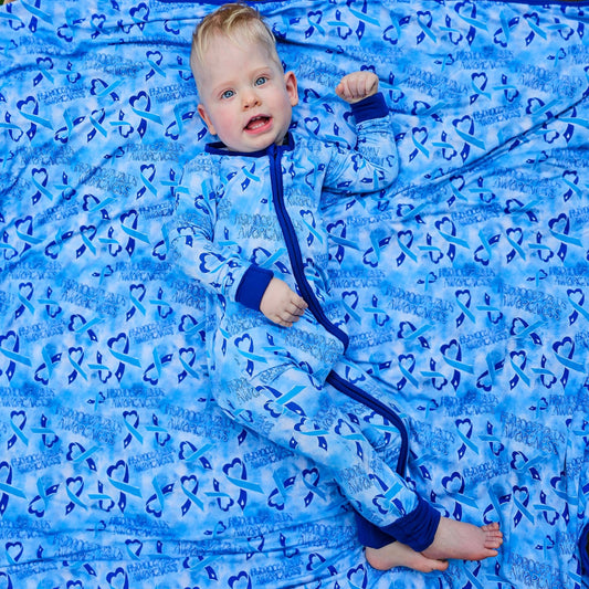 Hydrocephalus Awareness Zipper Sleeper **PreOrder**