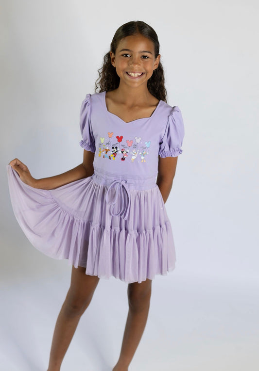 Lavender Dream Pals Youth Yoga Dress *RTS*