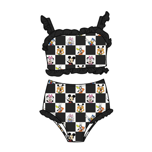 Checkered Magic 2-piece High-Waisted Swimwear *RTS*