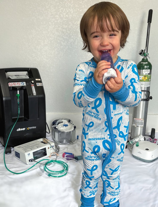 Airway Disorders Awareness Zipper Sleeper **PreOrder**