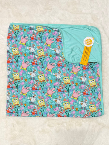 Bikini Bottom Bamboo Blanket *RTS*