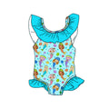 Berry Sweet Mermaids One-Piece Swimwear *RTS*
