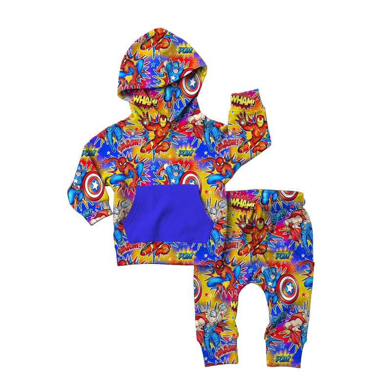 Superhero Showdown Sweatshirt Set **PreOrder**