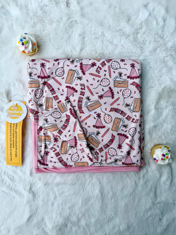 Birthday Girl Bamboo Blanket *RTS*