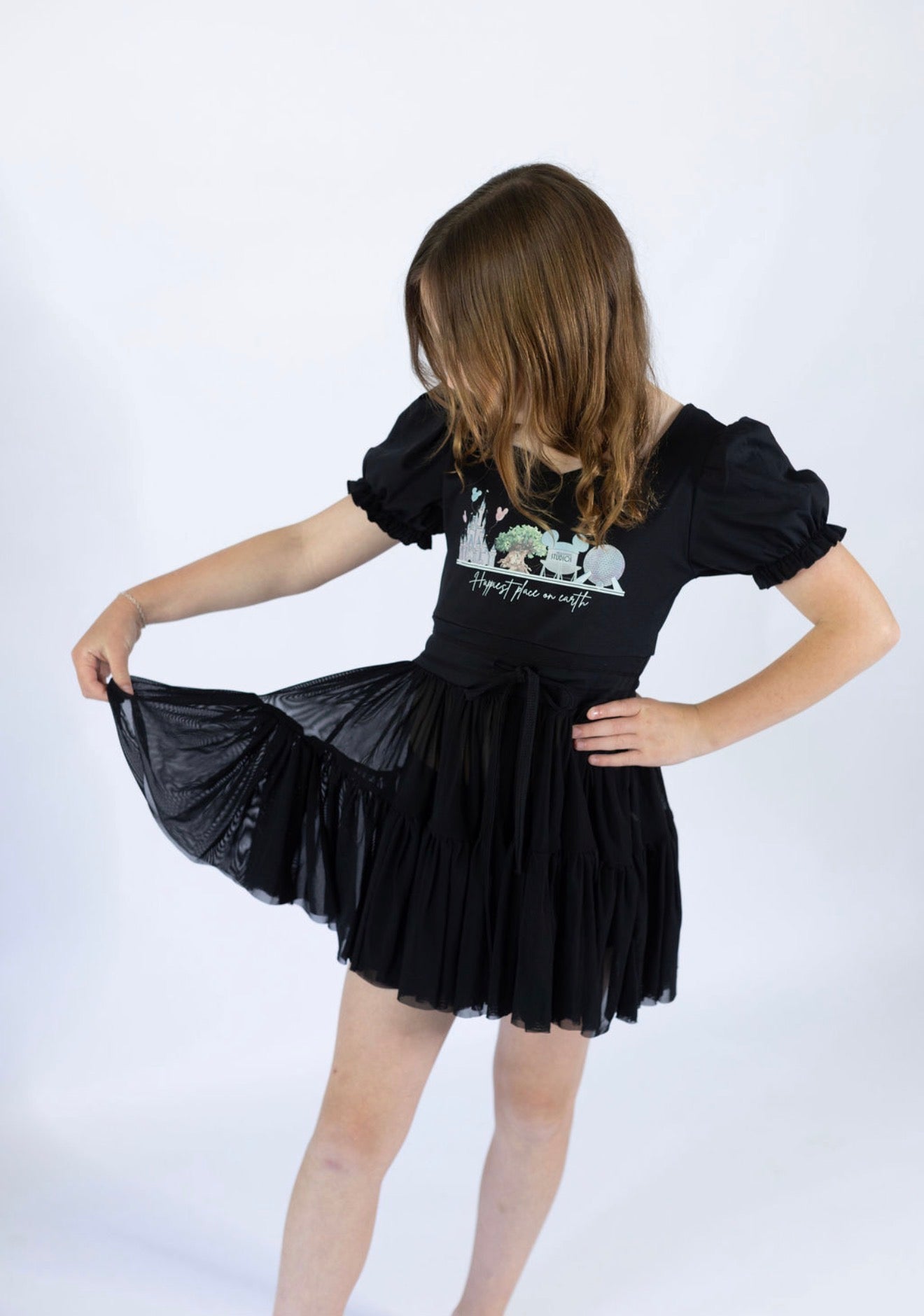 Midnight Park Princess Youth Yoga Dress *RTS*