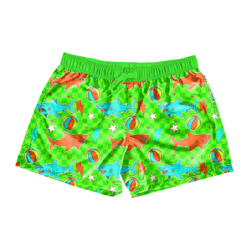 Neon Sharks Boys Swim Shorts Swimwear **PreOrder**