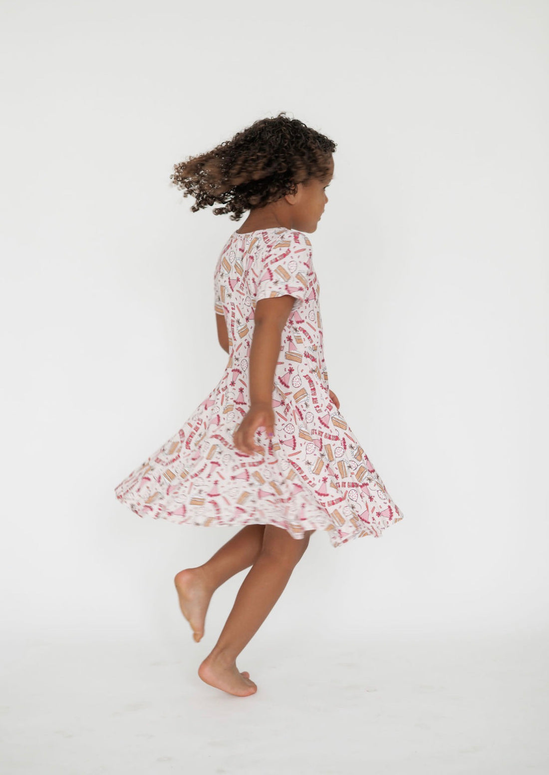 Birthday Girl Youth Twirl Dress *RTS*