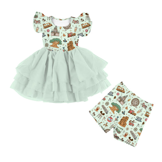 Dreamy Park Days Youth Tutu Dress *RTS*