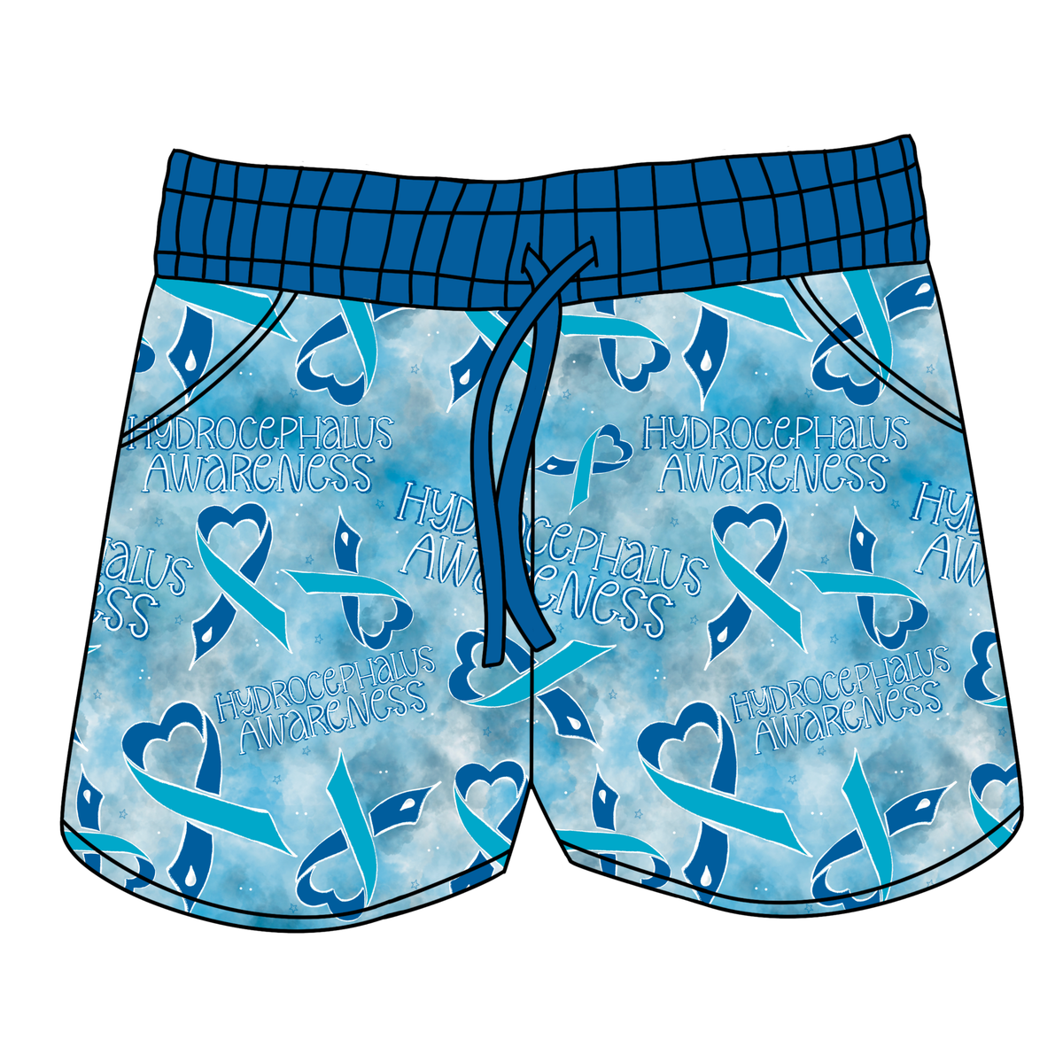 Hyrdrocephalus Awareness Women's Shorts **PreOrder**
