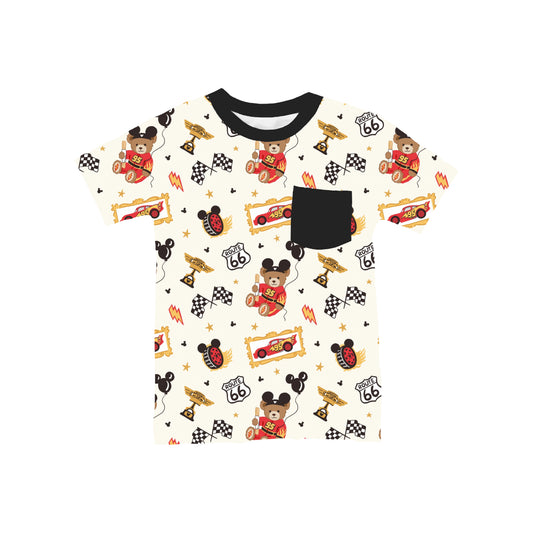 Born To Race Bears Pocket T-Shirt **PreOrder**