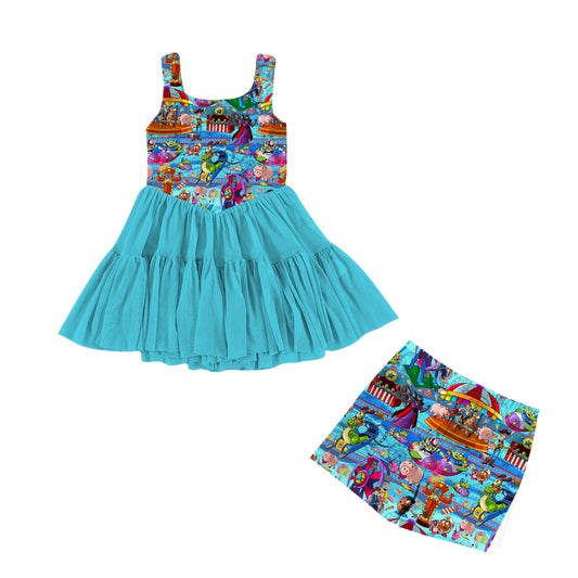 Toy Box Carnival Youth Yoga Dress *RTS*