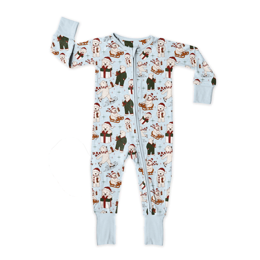 A Beary Merry Christmas Zipper Sleeper **PreOrder**