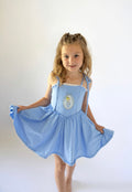 Bibbidi Blue Youth Yoga Dress *RTS*