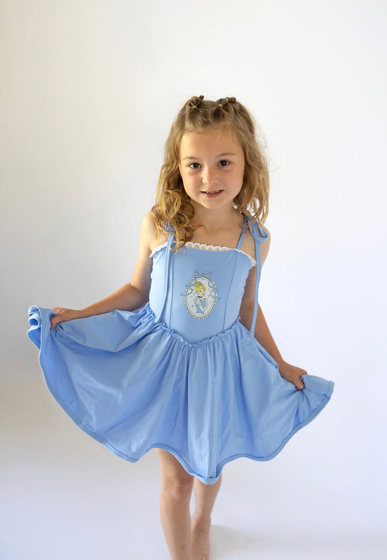 Bibbidi Blue Youth Yoga Dress *RTS*