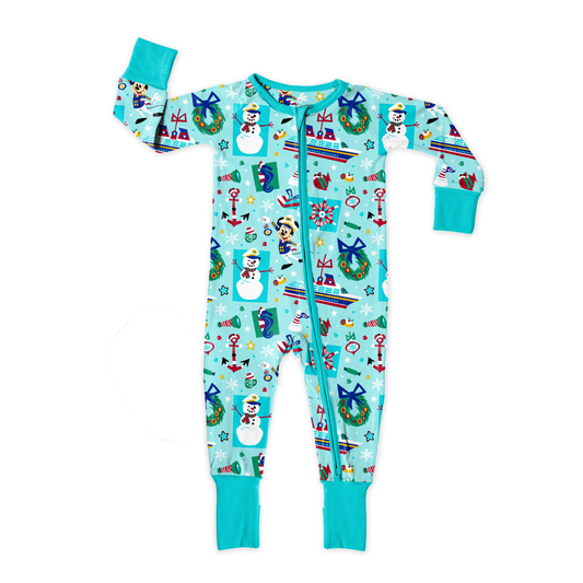 A Holiday At Sea Zipper Sleeper **PreOrder**