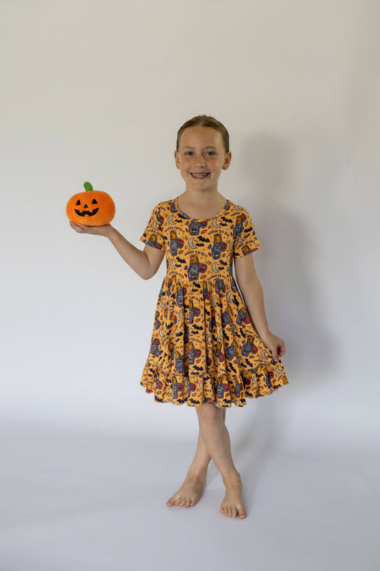 Winnie The Boo Youth Twirl Dress **PreOrder**