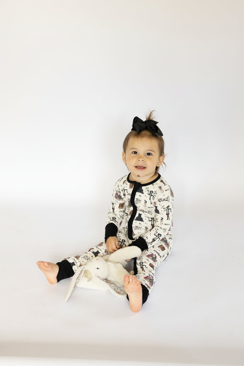 Spooky Spellbound Sisters Zipper Sleeper *RTS*