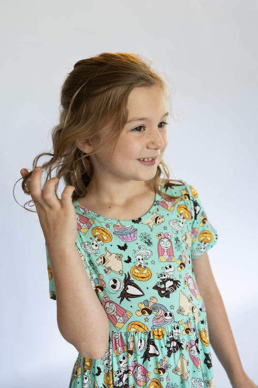 This is Halloween Youth Twirl Dress **PreOrder**