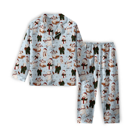 A Beary Merry Christmas Women's Bamboo Matching Lounge Set **PreOrder**