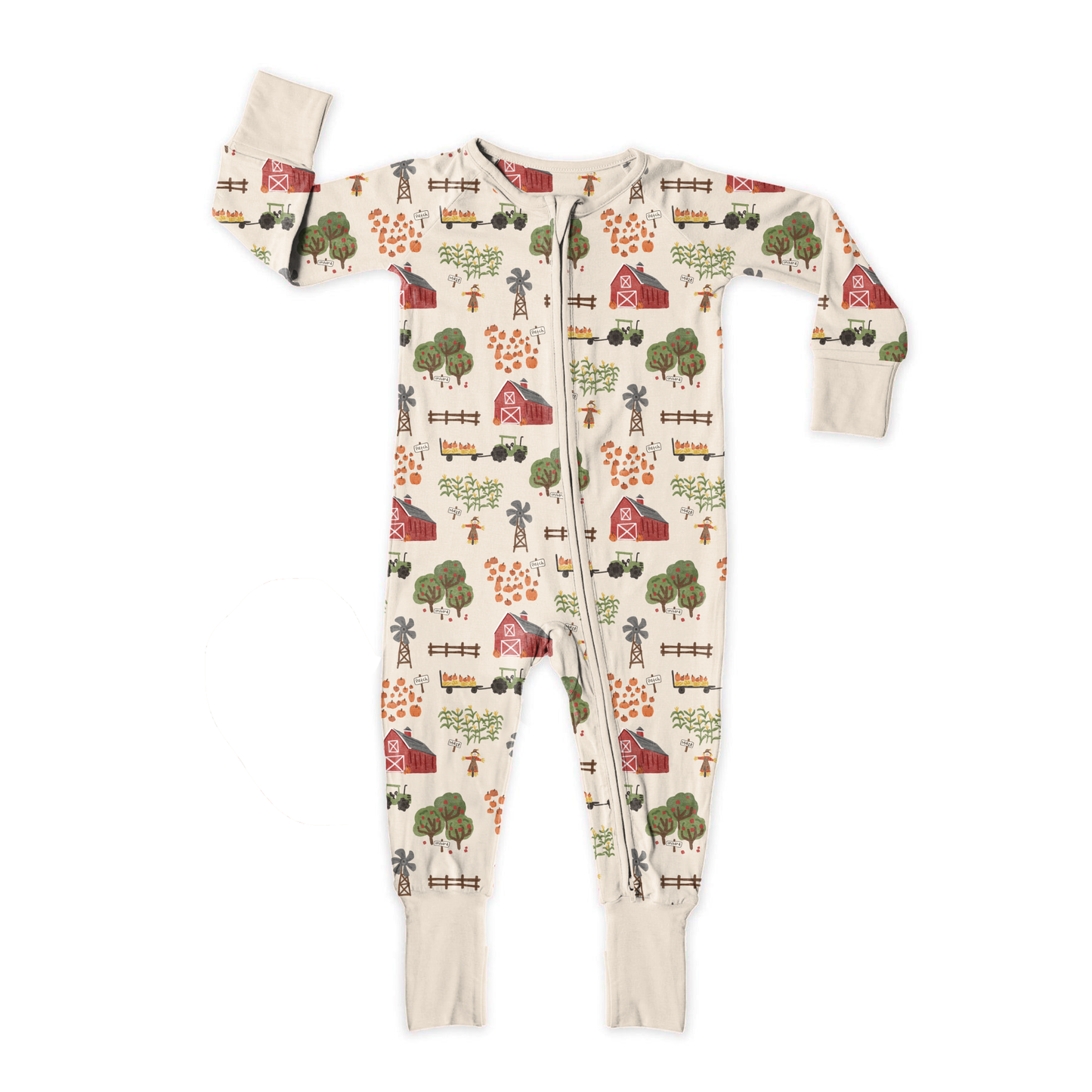 Autumn on the Farm Zipper Sleeper **PreOrder**