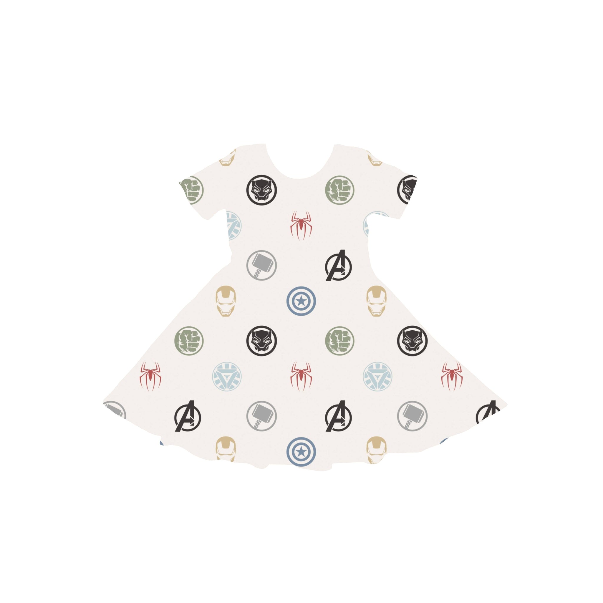Avenger Academy Youth Twirl Dress *RTS*