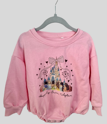 Happily Ever After Sweatshirt Romper **PreOrder**