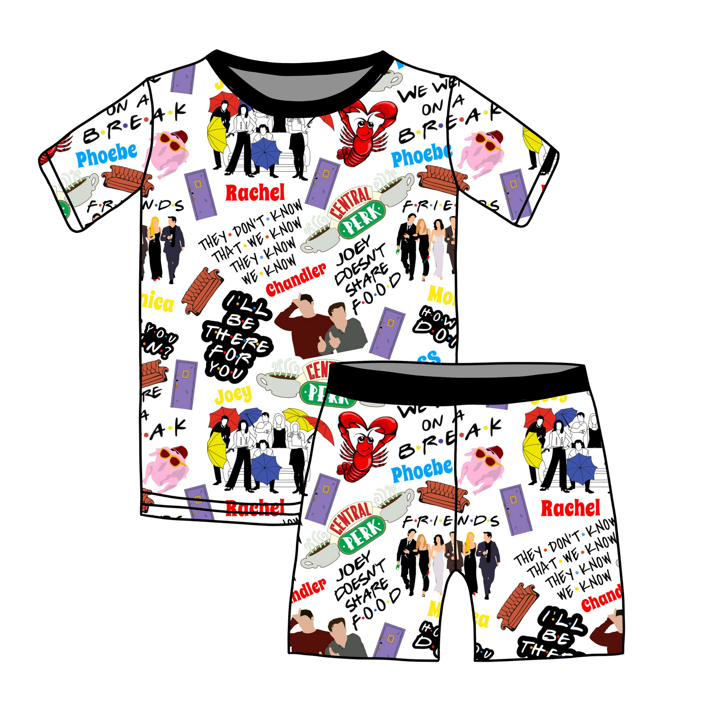 I'll Be There For You Youth Short Set  **PreOrder**