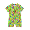 Poolside Pups Rashguard Boys Medically Adaptable One-Piece Swimwear *RTS*