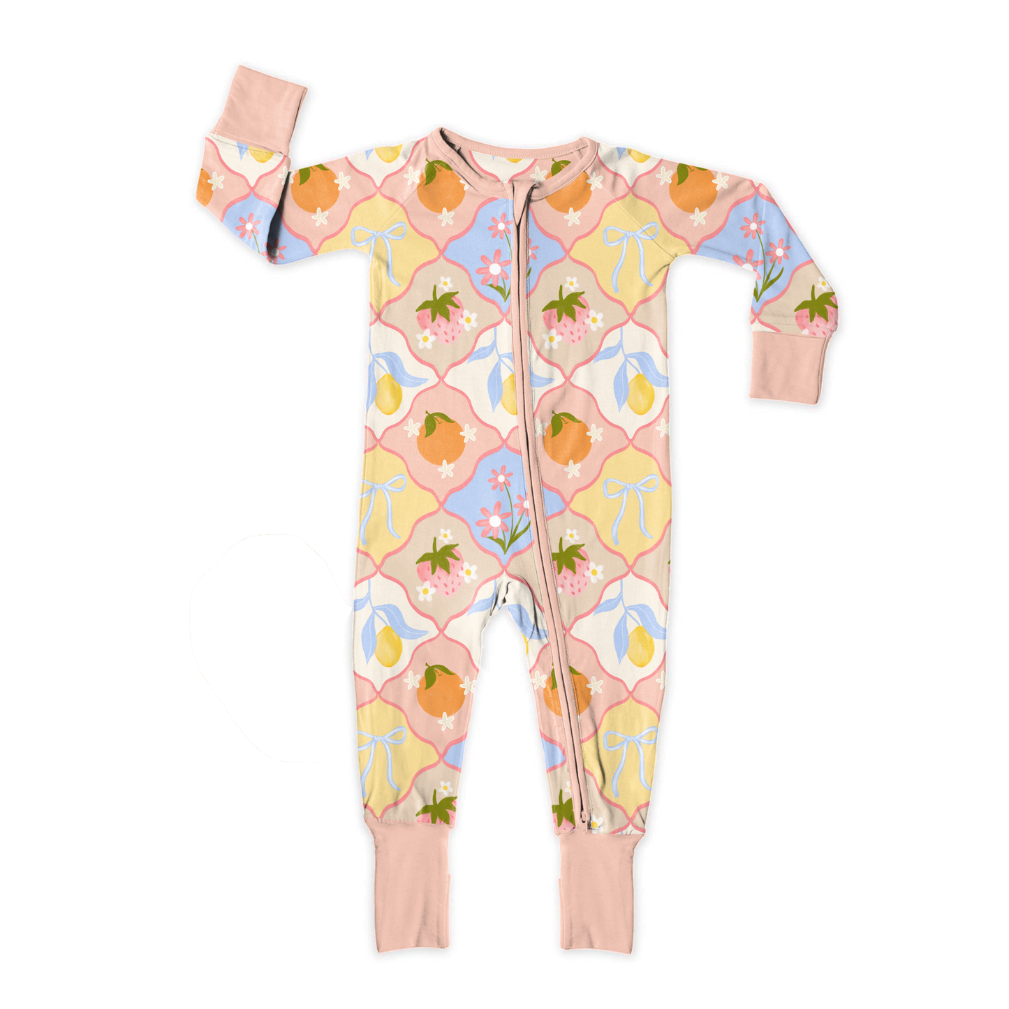 Berry Bliss Medically Adaptable Zipper Sleeper *RTS*