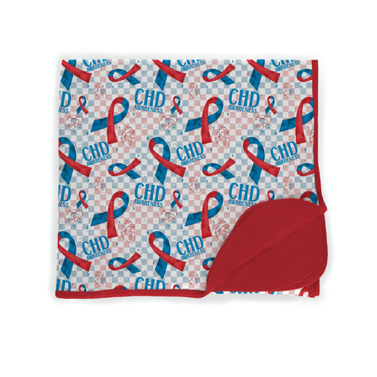 CHD Awareness Bamboo Blanket *RTS*