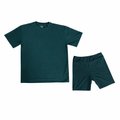 Teal Women's Biker Short Set *RTS*
