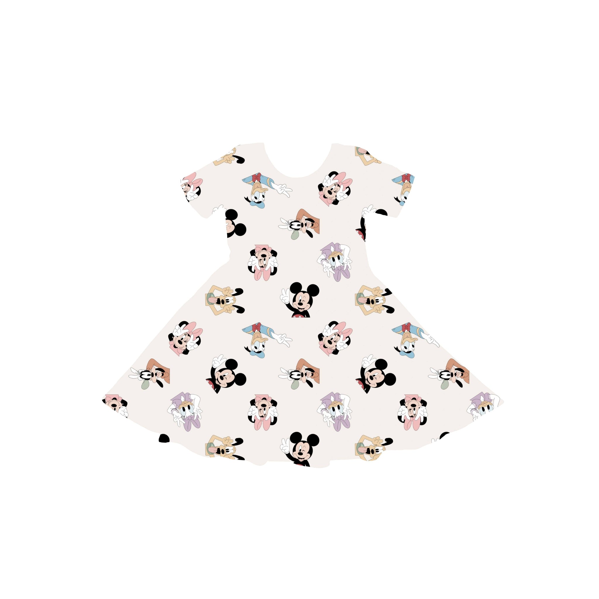 Clubhouse Cuties Youth Twirl Dress *RTS*