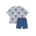 Blue Bow Darling Women's Biker Short Set *RTS*