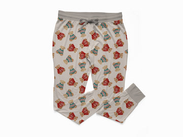 Teddy Tidings Women's Straight Leg Joggers **PreOrder**