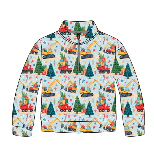 Merry Construction Adult Quarter Zip-Up **PreOrder**