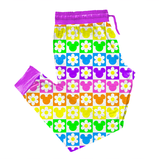 Retro Rainbow Mouse Youth Joggers *RTS*