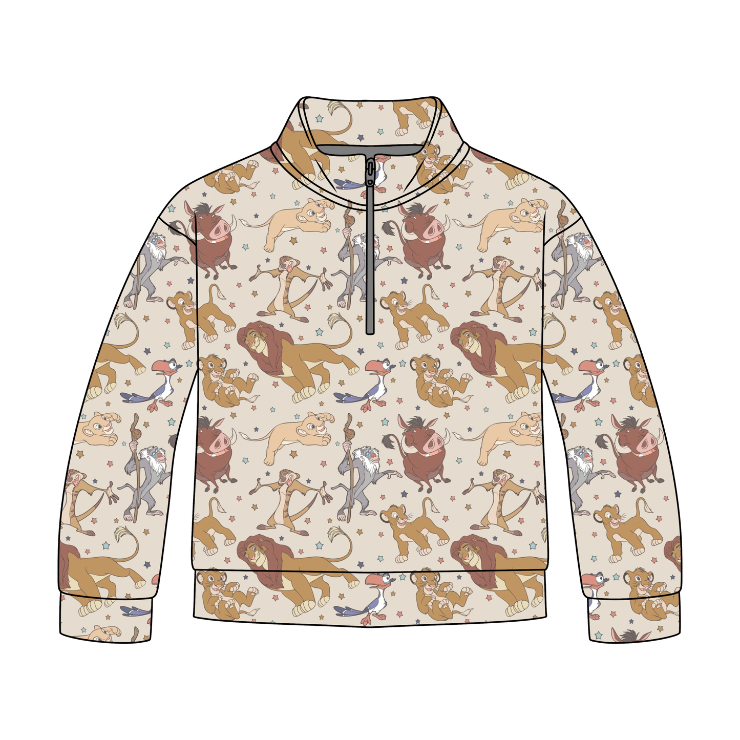 The Pride Lands Adult Quarter Zip-Up **PreOrder**