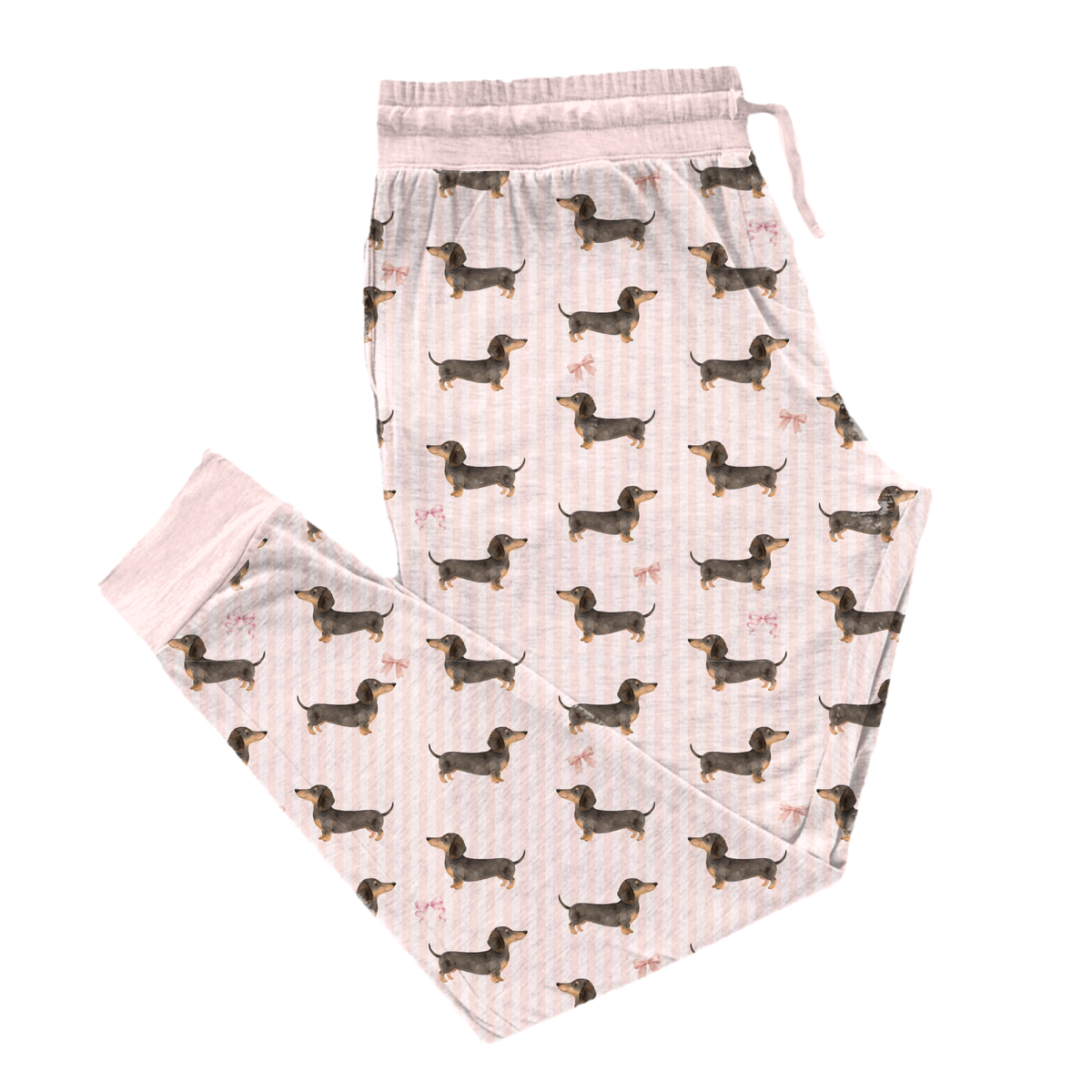 Doxie Daydreams Pink Youth Joggers **PreOrder**