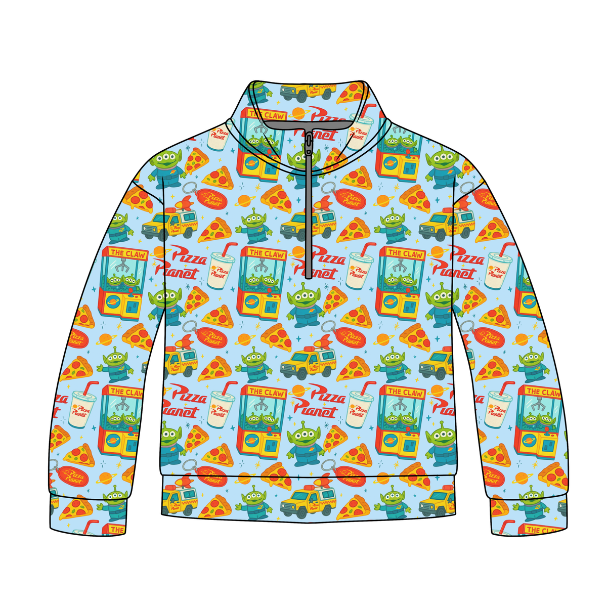 Claw Machine Chaos Quarter Zip-Up **PreOrder**