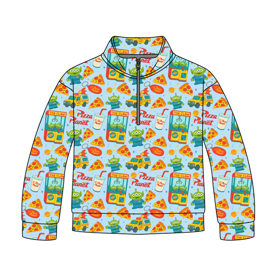 Claw Machine Chaos Quarter Zip-Up **PreOrder**