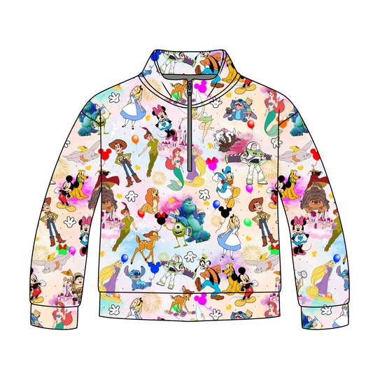 Forever Magical Friends Quarter Zip-Up **PreOrder**