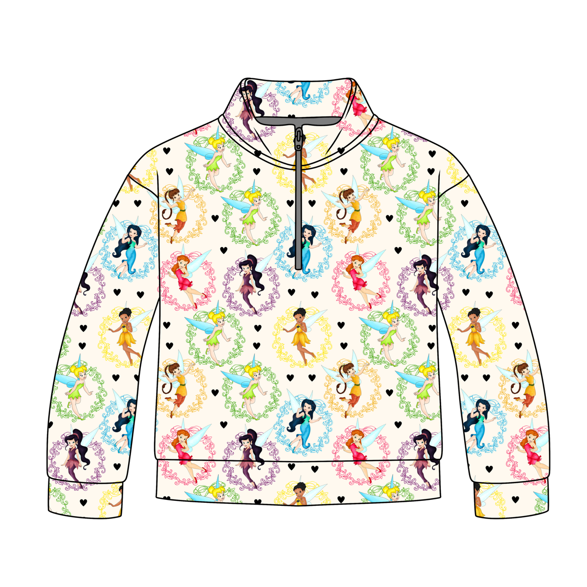 Fairy Besties Quarter Zip-Up **PreOrder**