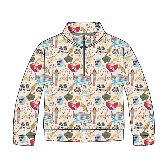 Nacho Average Hero Quarter Zip-Up **PreOrder**