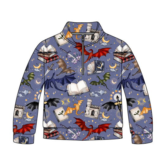 A Court of Dragons Quarter Zip-Up **PreOrder**