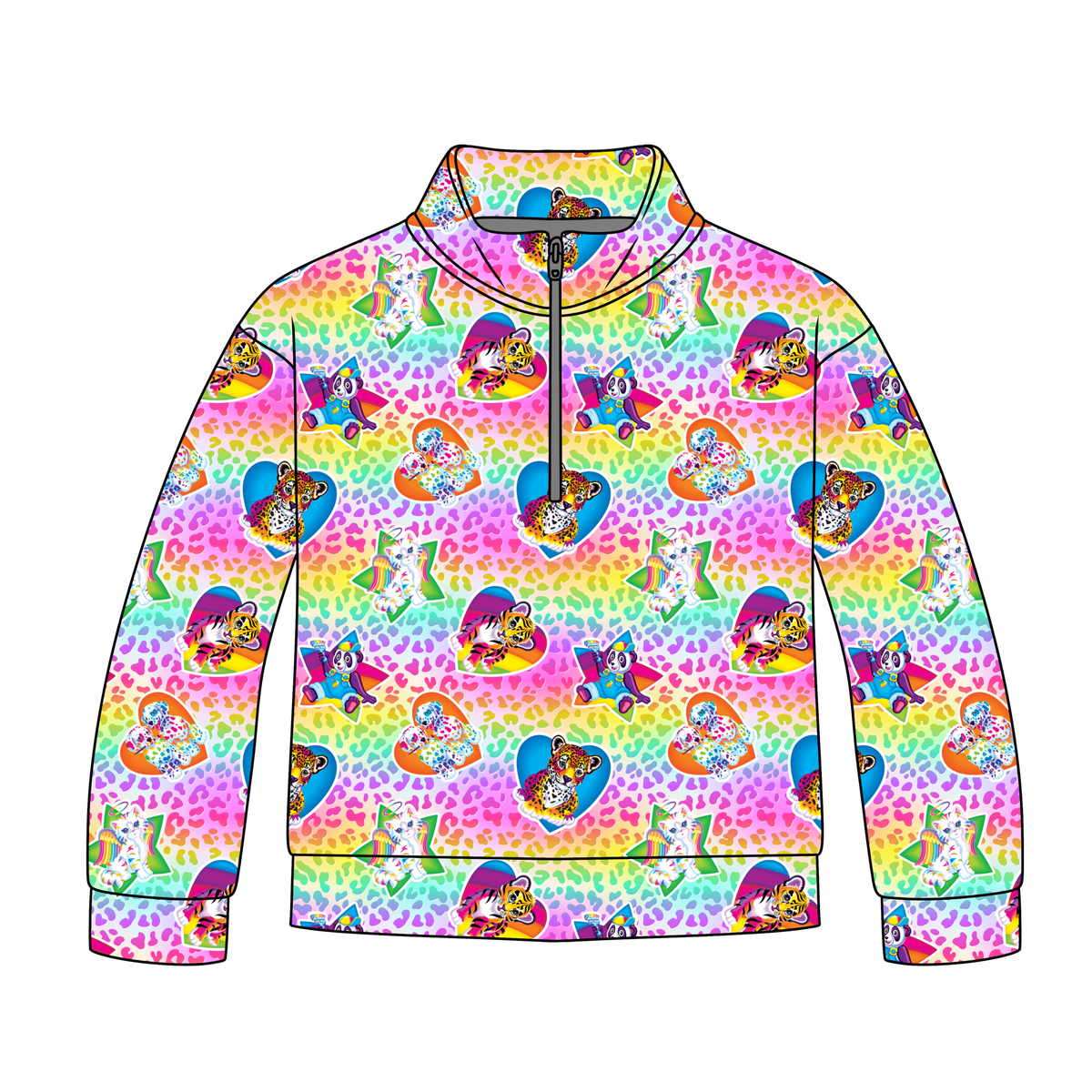 Color Me Wild Adult Quarter Zip-Up **PreOrder**