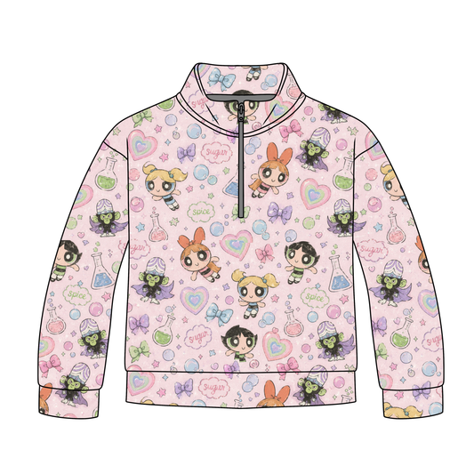 Made of Sugar and Spice Quarter Zip-Up **PreOrder**