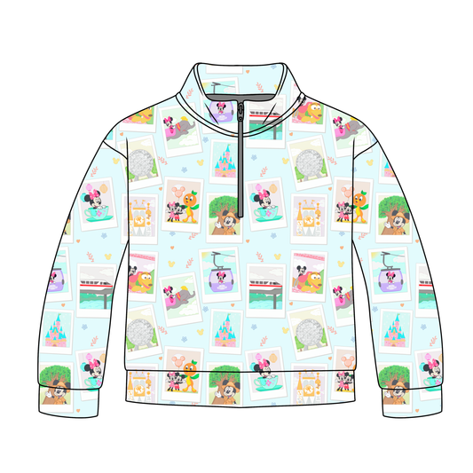 A Picture Perfect Day Quarter Zip-Up **PreOrder**